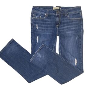 Anchor Blue Stretch Lightly Distressed Classic Blue Jeans Size 11